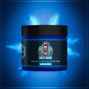 Crazy Beard - Baume Barbe Menthe Poivrée 60gr - Produit Français 100% Naturel